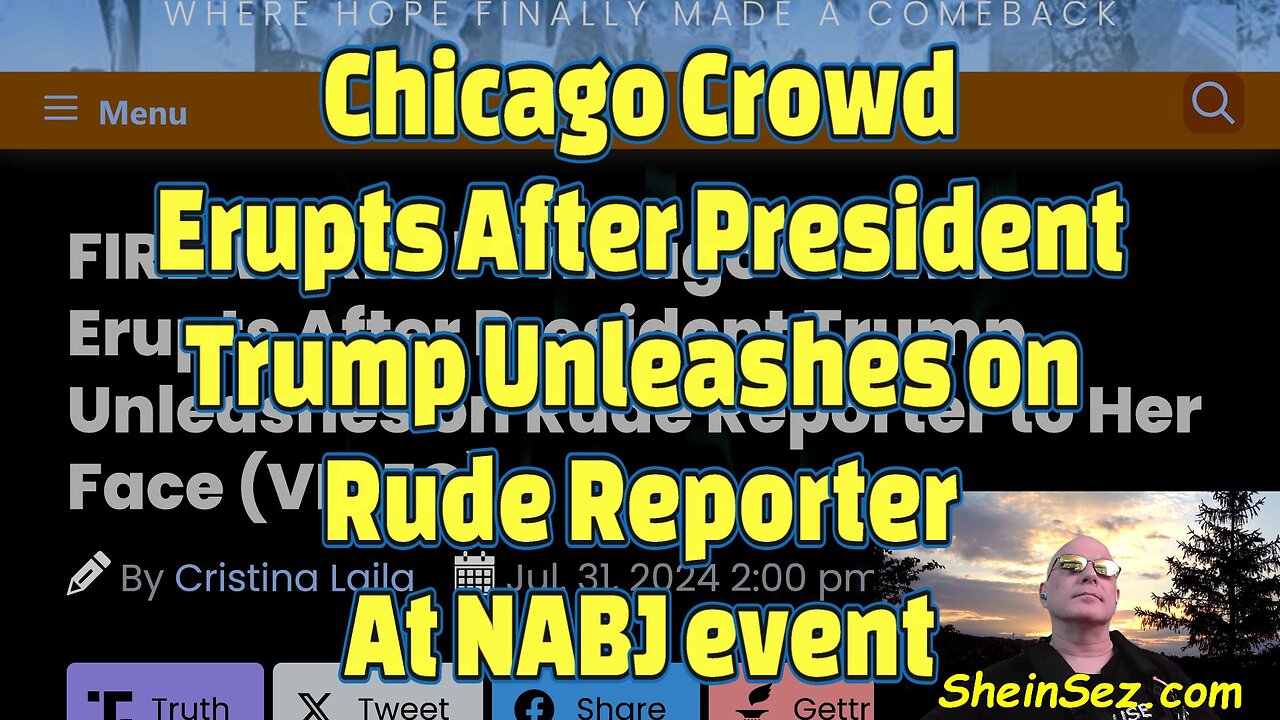 Chicago Crowd Erupts After President Trump Unleashes on Rude Reporter At NABJ event-609