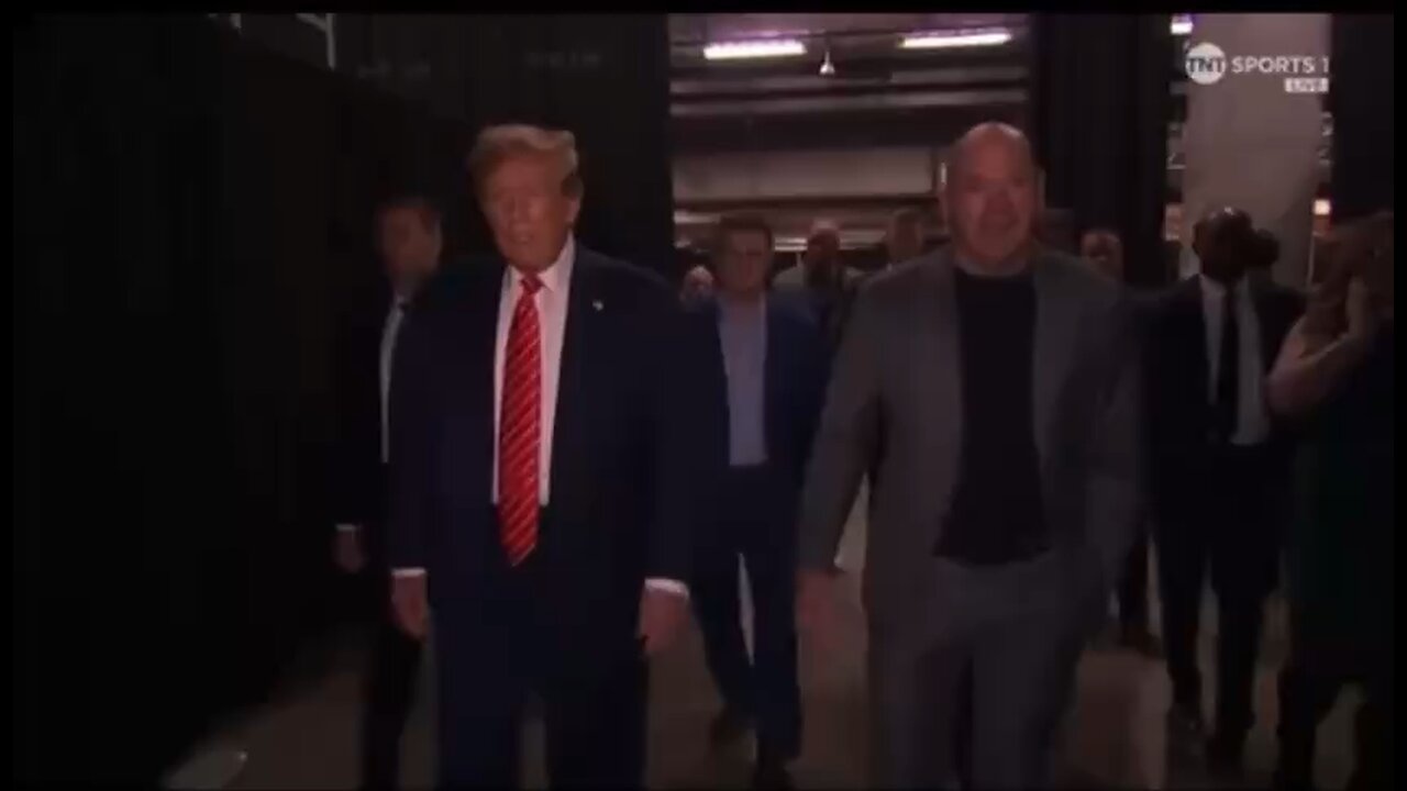 Our REAL President was at the UFC fight in Miami!
