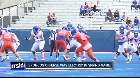Wide Receivers impress in Spring Game
