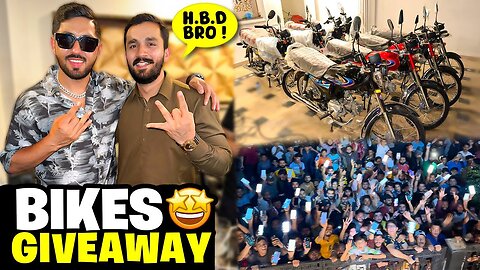 10 Bikes Giveaway on my Friends Birthday🥳Sorry Amma Baba😔