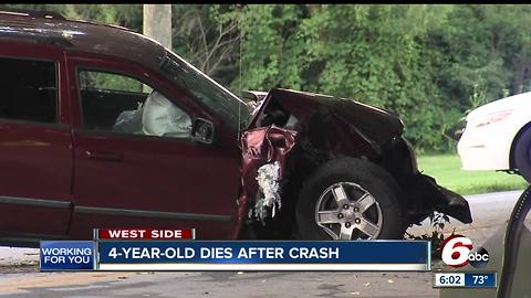 4-year-old killed in crash was not properly restrained in car seat, police say