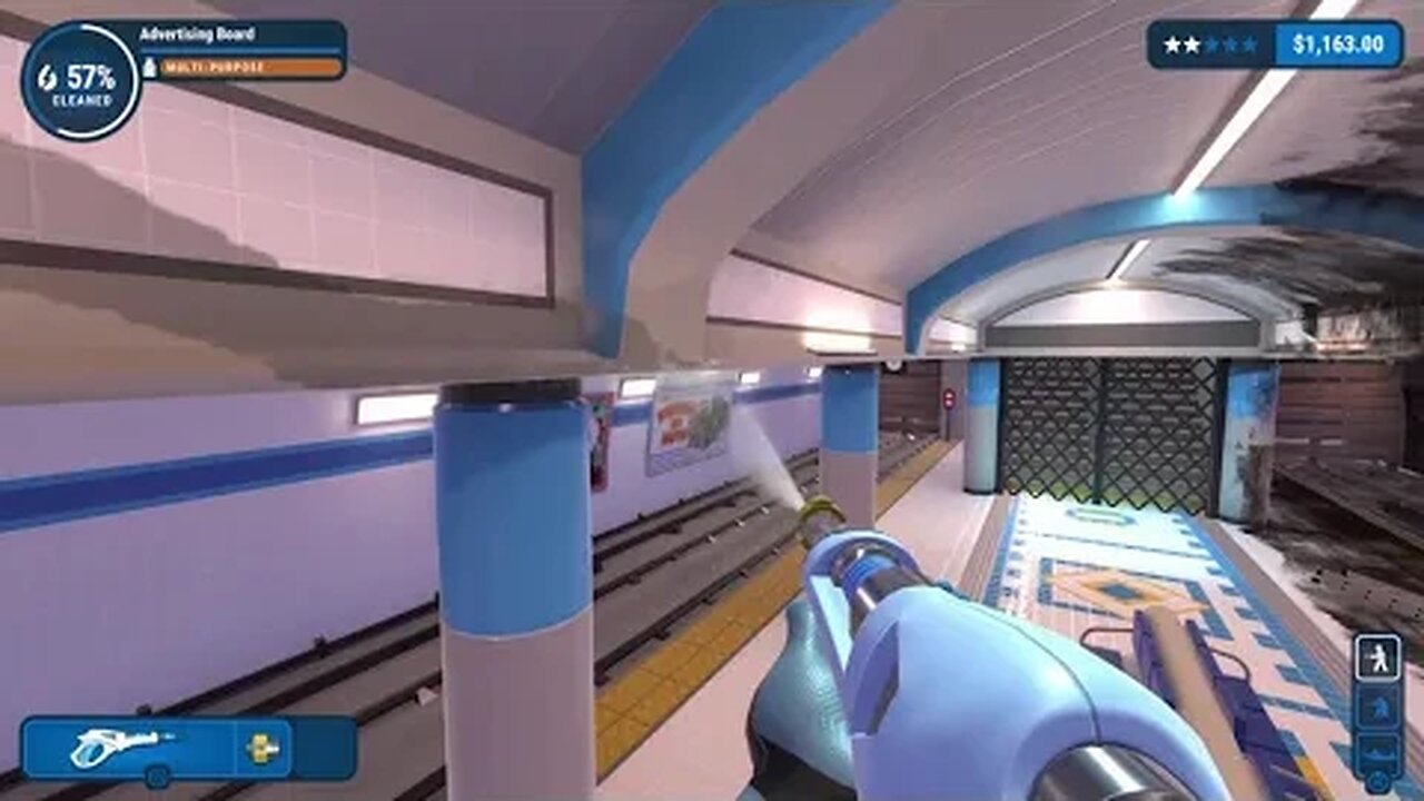 Power wash simulator Subway level finish