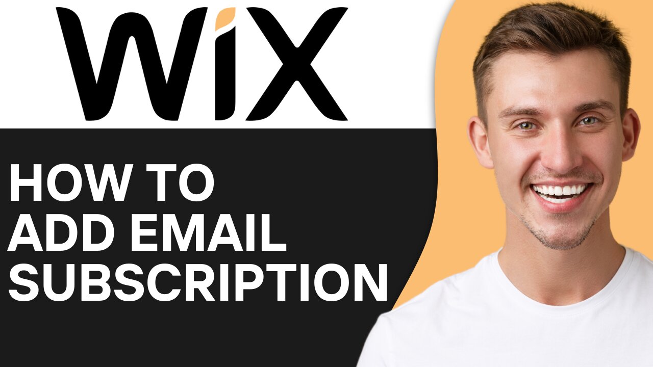 HOW TO ADD EMAIL SUBSCRIPTION TO WIX