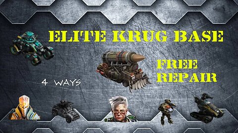 War Commander - Elite Krug - 4 Ways - Free Repair