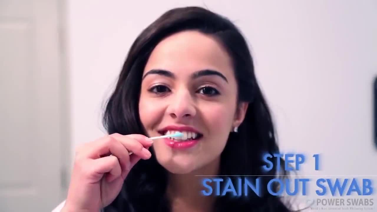 Get a beautiful, healthy looking smile in just 5 minutes with Power Swabs