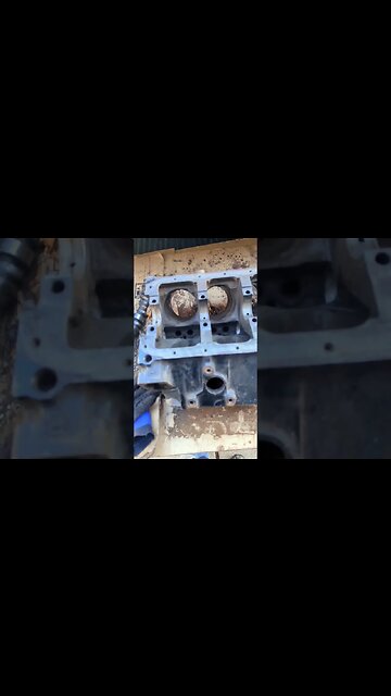Chevy 5.7 L partial teardown...My 5yr project to build a street/sand rail.
