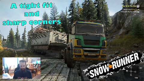 Snowrunner: Moving an oversized trailer over the mountains *Series S*