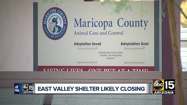 East Valley animal shelter is likely to close