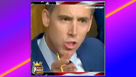 JOSH HAWLEY: YOU'RE FACILITATING THE LARGEST CHILD-TRAFFICKING RING IN AMERICAN HISTORY!