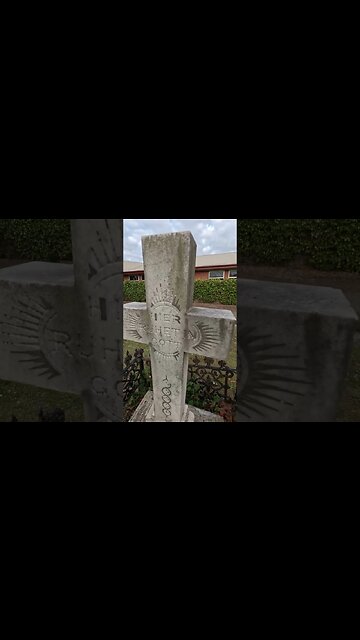 The Ornate German Cross Headstone of George Birkenhagen