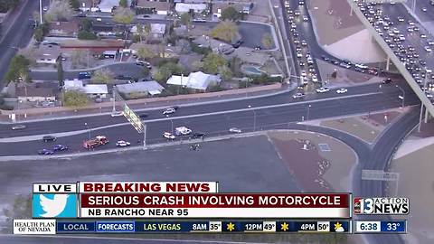 Motorcyclist involved in crash on Rancho Drive | Breaking news