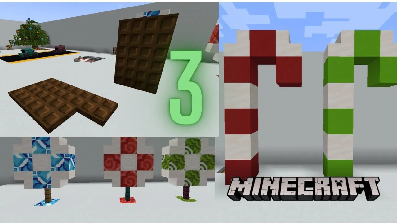 Minecraft: 3 Christmas Candy Ideas