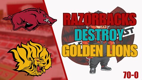 Razorbacks Destroy Golden Lions 70-0 | Has Taylen Green Answered the Critics?