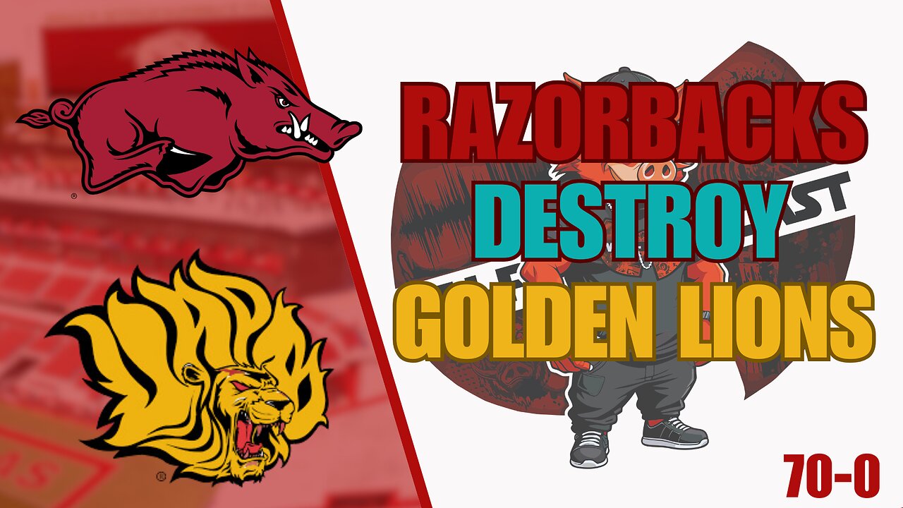 Razorbacks Destroy Golden Lions 70-0 | Has Taylen Green Answered the Critics?