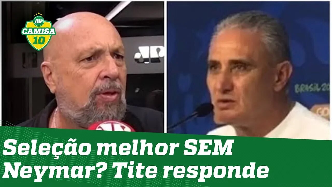 Seleção melhor SEM Neymar? Tite RESPONDE a Nison Cesar!