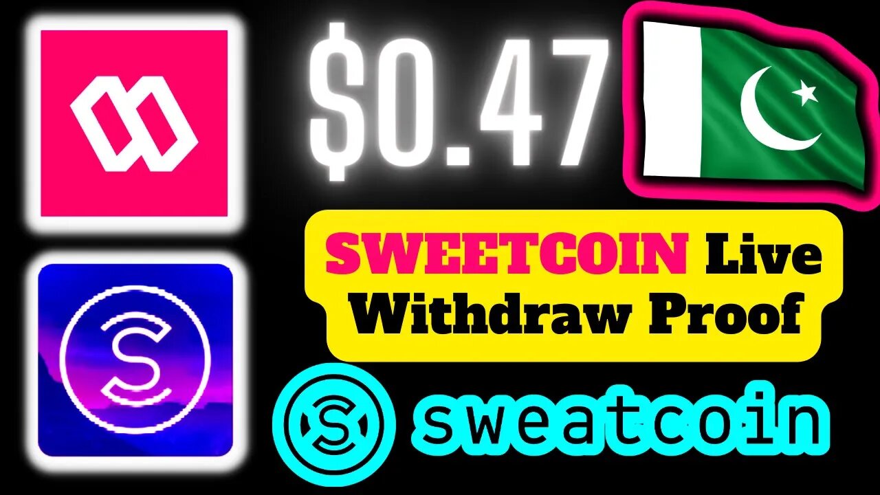 Pakistan Sweatcoin Withdraw Money Live Withdraw Proof | Sweatcoin How Get The Money | Sweat Wallet