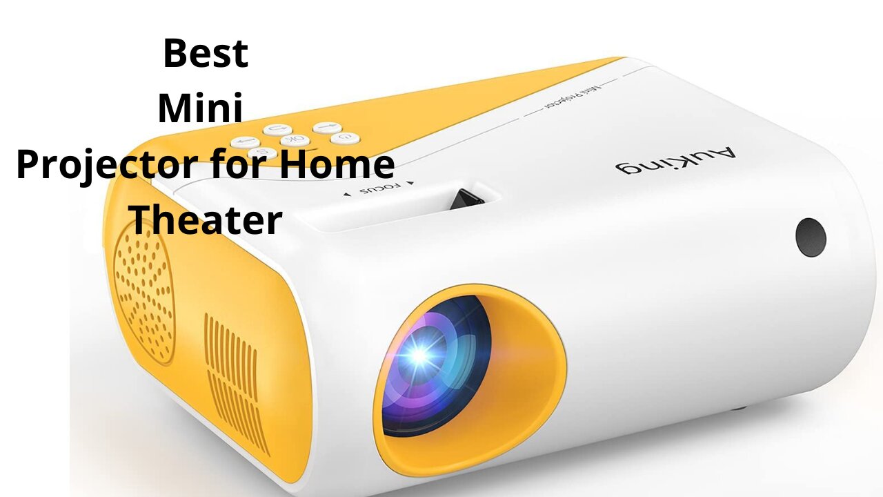 Mini Projector, AuKing 2021 Upgraded 1080P Supported