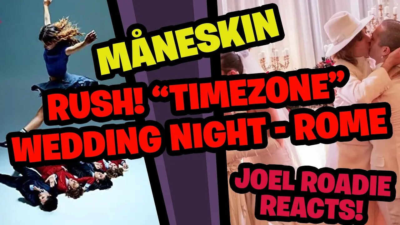 Måneskin perform RUSH!-TIMEZONE live - Wedding night,Roma19/01/23 - Roadie Reacts