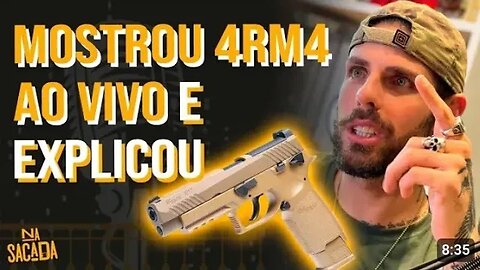 DIEGO DEL RIO DIZ ANDAR COM 22 MUNIÇÕES E MAIS UM CARREGADOR COM 17...