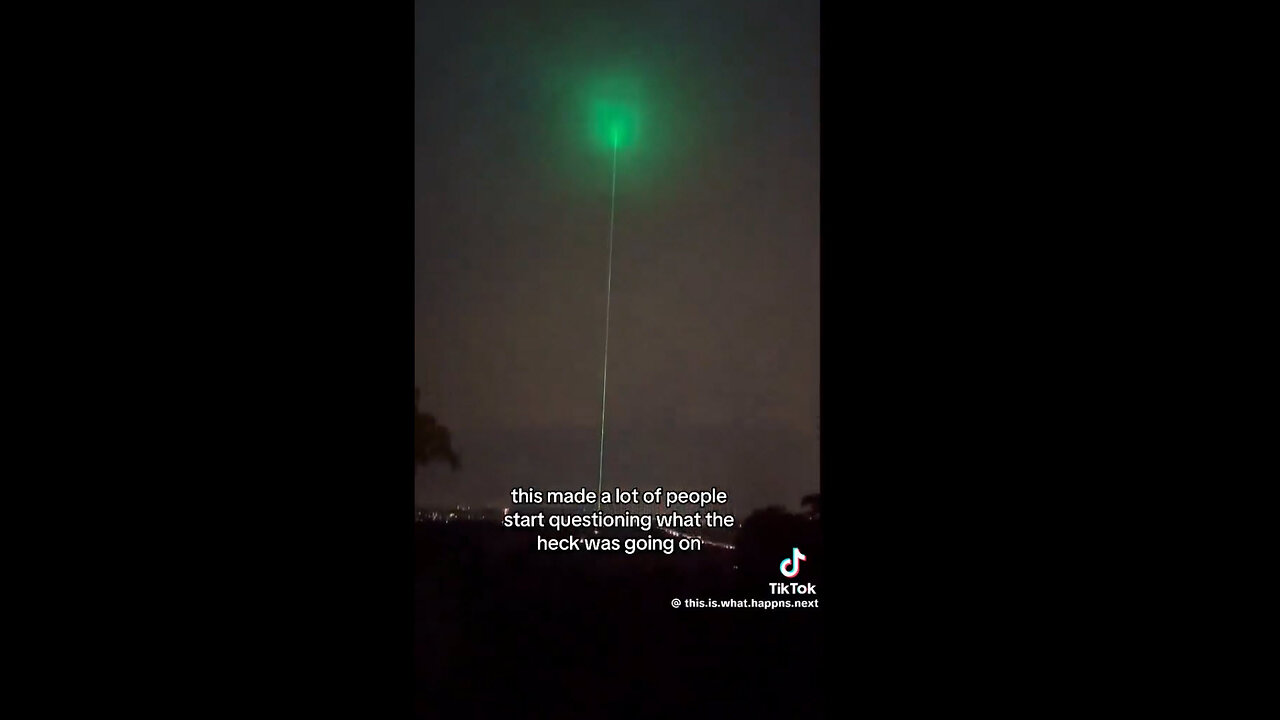 WHAT ARE THESE GREEN LASERS?