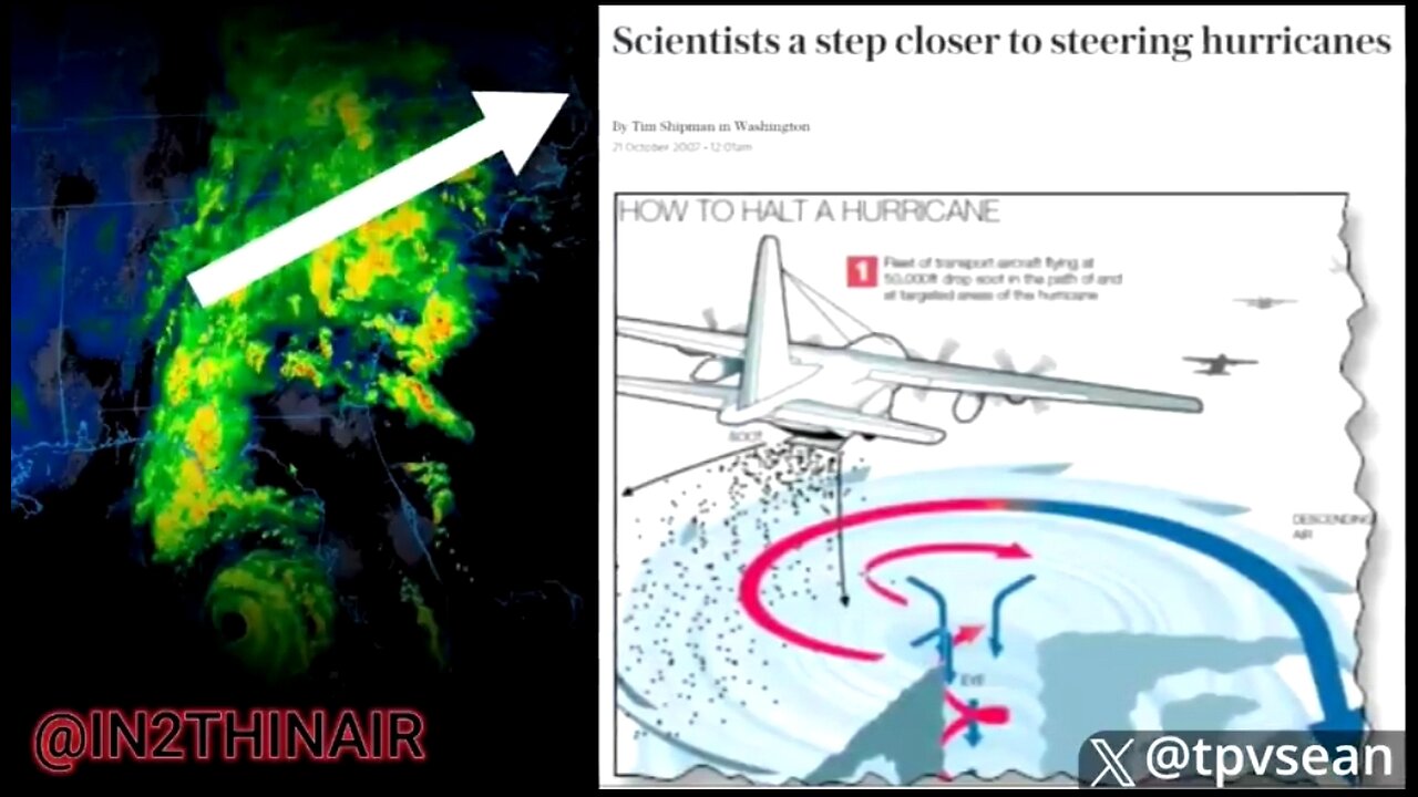 HURRICANE HELENE EXPOSED AS 'ENGINEERED WEAPON' AS PART OF ELITE'S LAND GRAB PROJECT ⚡