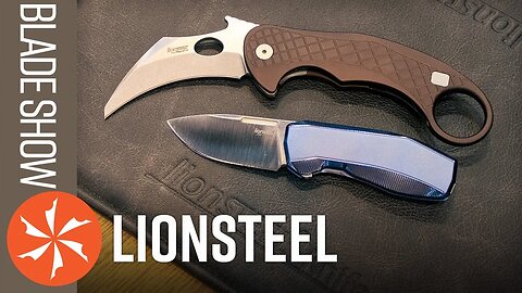 New LionSteel Knives at Blade Show 2022 - KnifeCenter.com