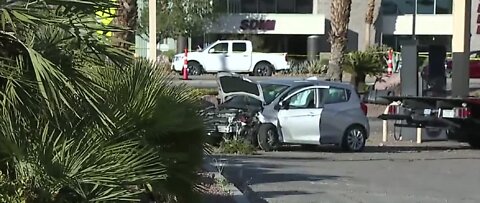 Man hit at bus stop in Henderson