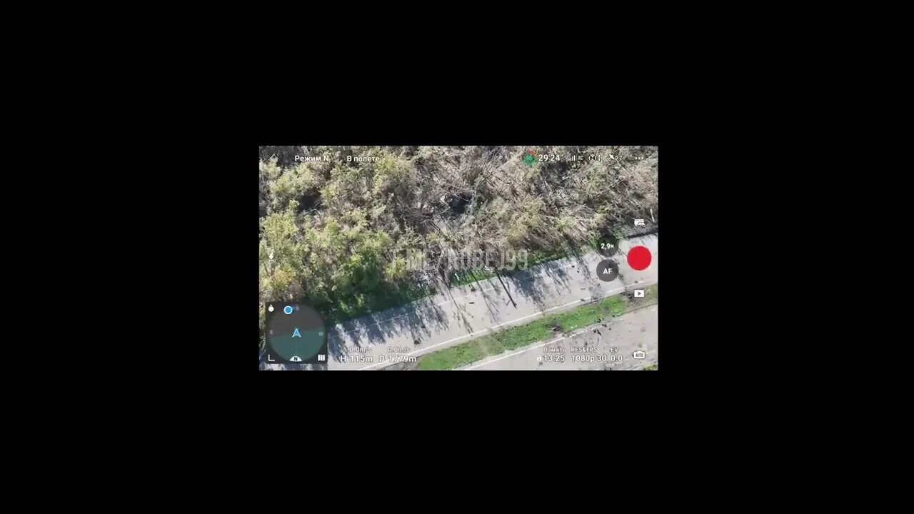 Destruction of enemy infantry in the Avdiivka direction