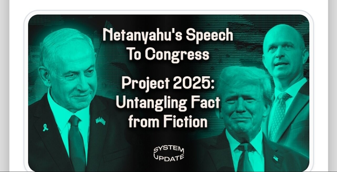 Netanyahu's Speech To Congress Project 2025: Untangling Fact from Fictiont