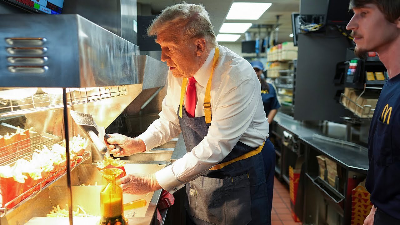 WATCH | Donald Trump cooks French fries, serves customers at Pennsylvania McDonalds