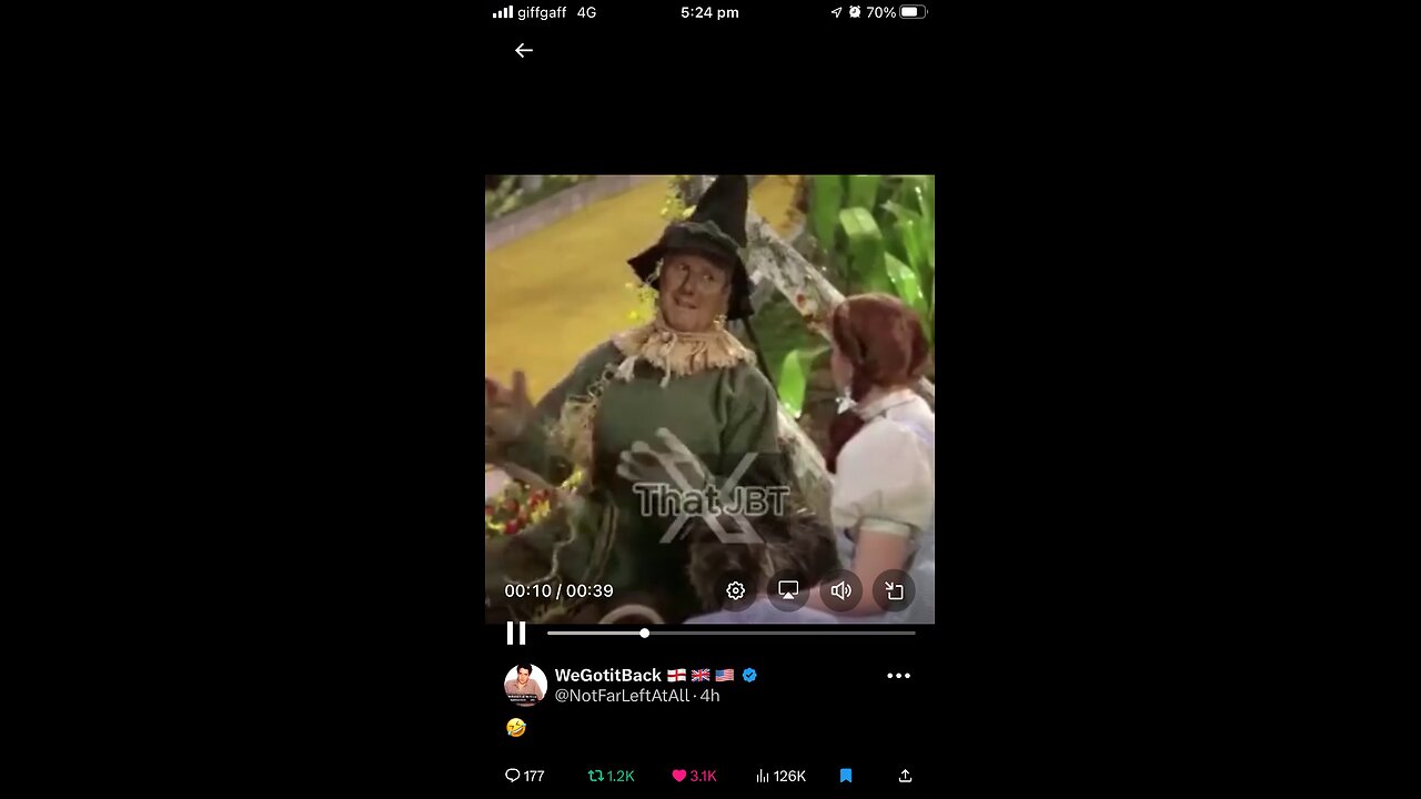 AI video : deep fake : Wizard of Oz