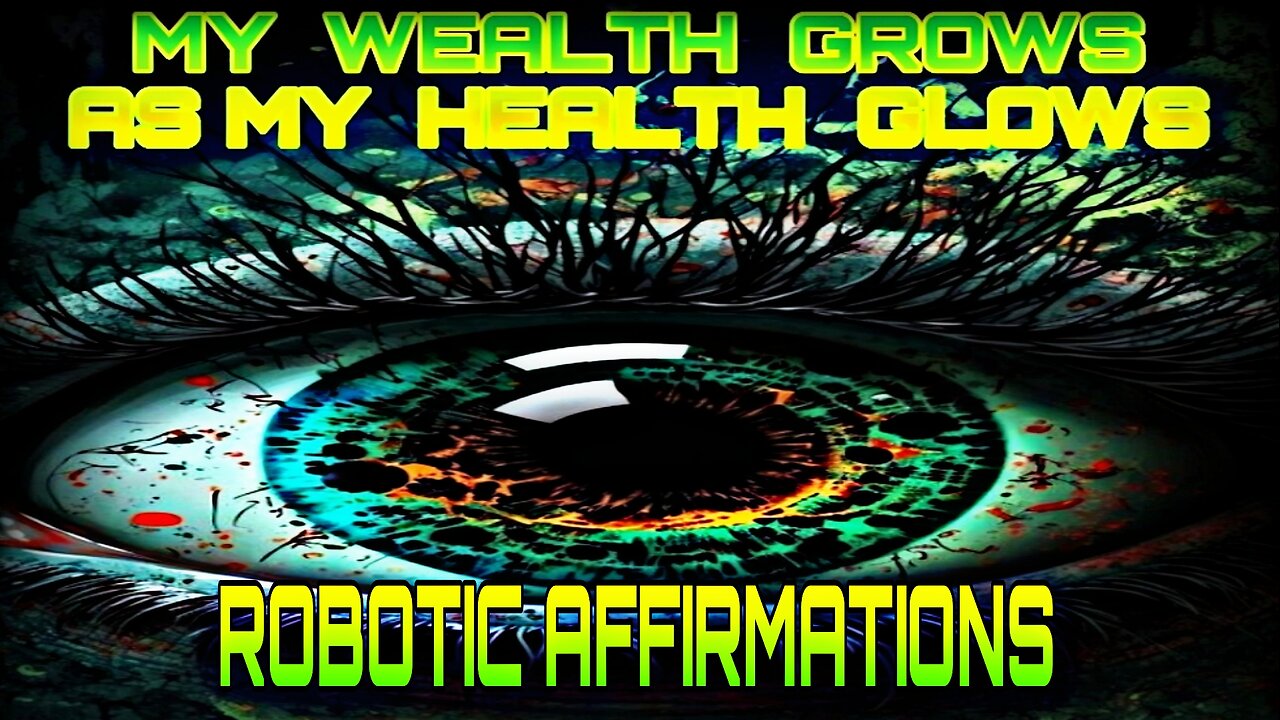 🤖ROBOTIC AFFIRMATIONS 🧲 MY WEALTH GROWS AS MY HEALTH GLOWS