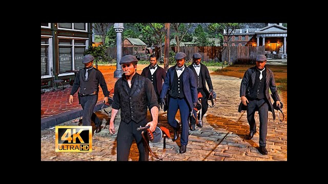 Red Dead Redemption 2 Brutal Mafia killing in Wild West