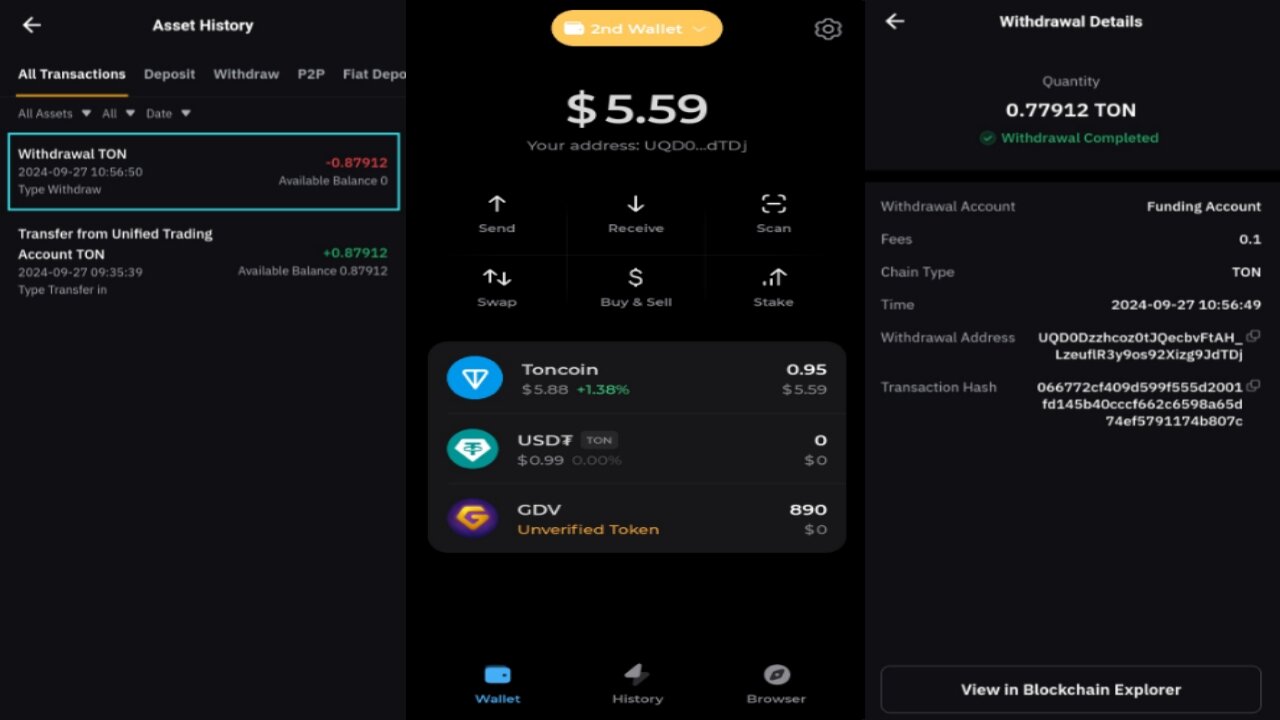 How To Send TONCOIN From Bybit Exchange To TonKeeper Wallet | Preparing For Future Gas Fees