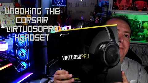 Corsair Virtuoso PRO | unboxing | gaming headset | gaming setup