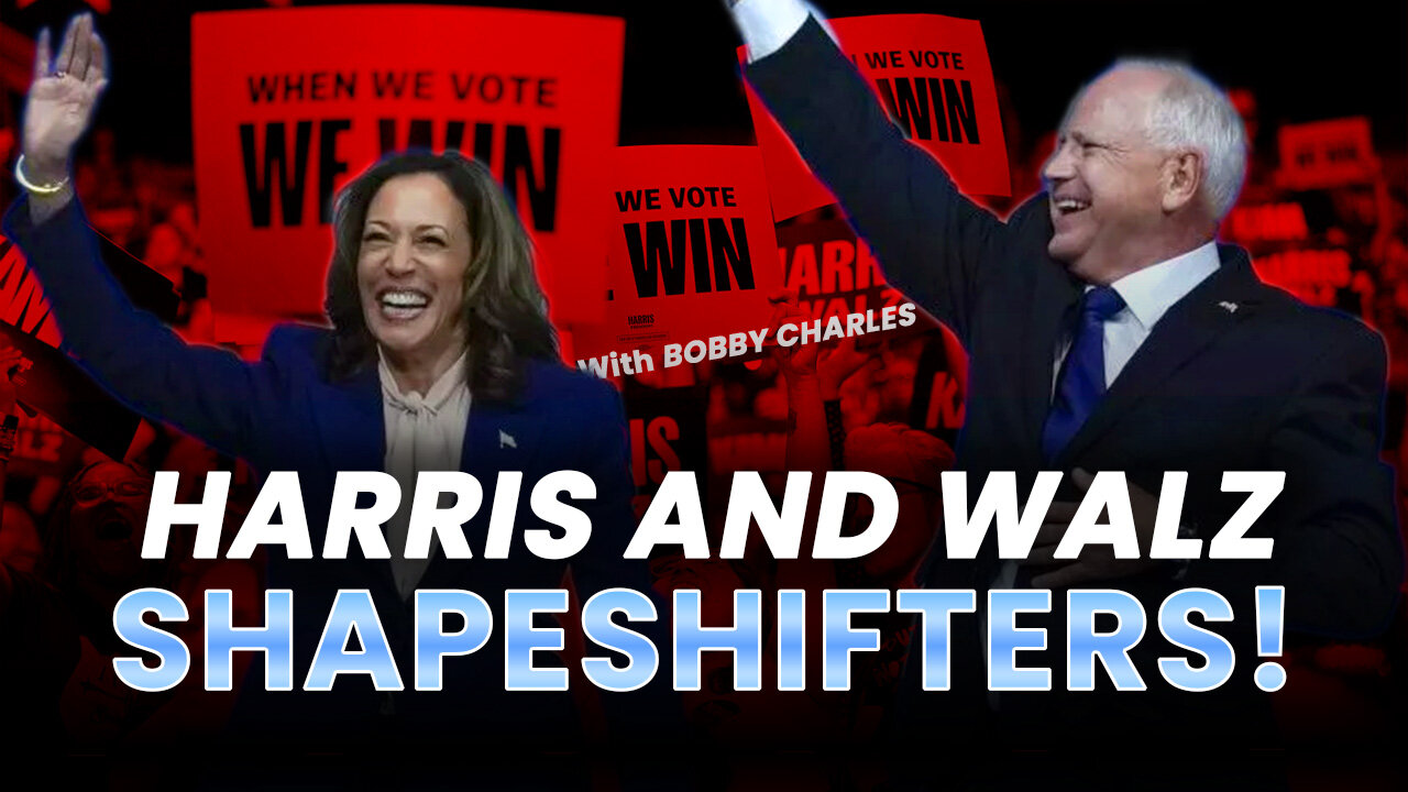 Harris and Walz: Political Shapeshifters! | Bobby Charles on John Solomon Reports