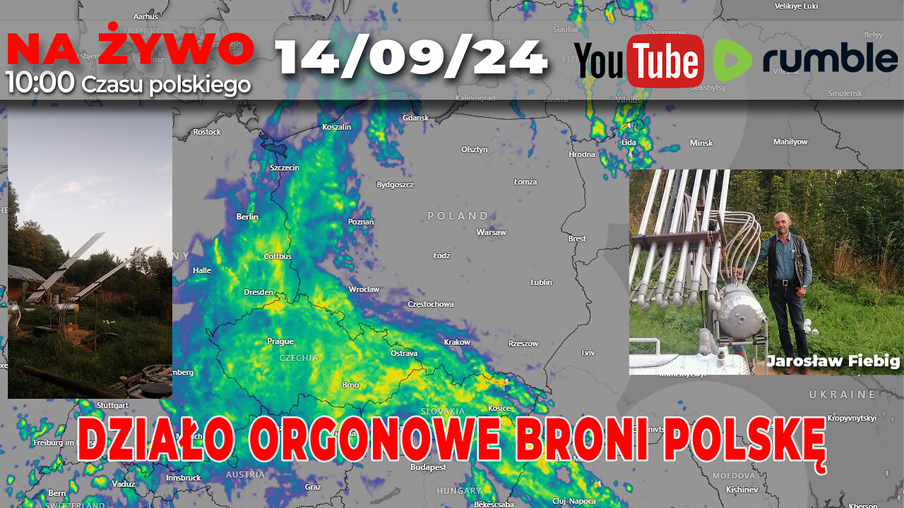 🔴 Live 14/09/24 | Jarosław Fiebig | DZIAŁO ORGONOWE WILHELMA REICHA BRONI POLSKĘ