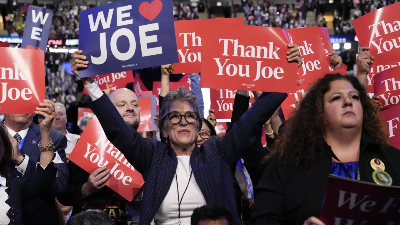 Biden conmovió a los asistentes de la Convención Nacional Demócrata con su discurso