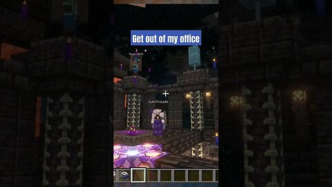 get out of my office/city #minecraft #rp