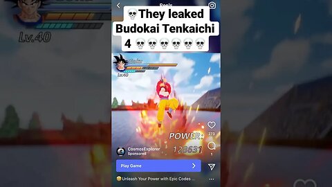 they leaked budokai tenkaichi 4 💀#shorts