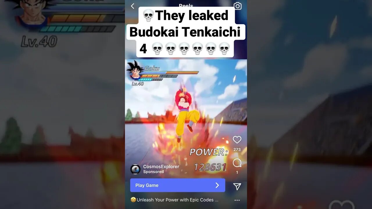 they leaked budokai tenkaichi 4 💀#shorts