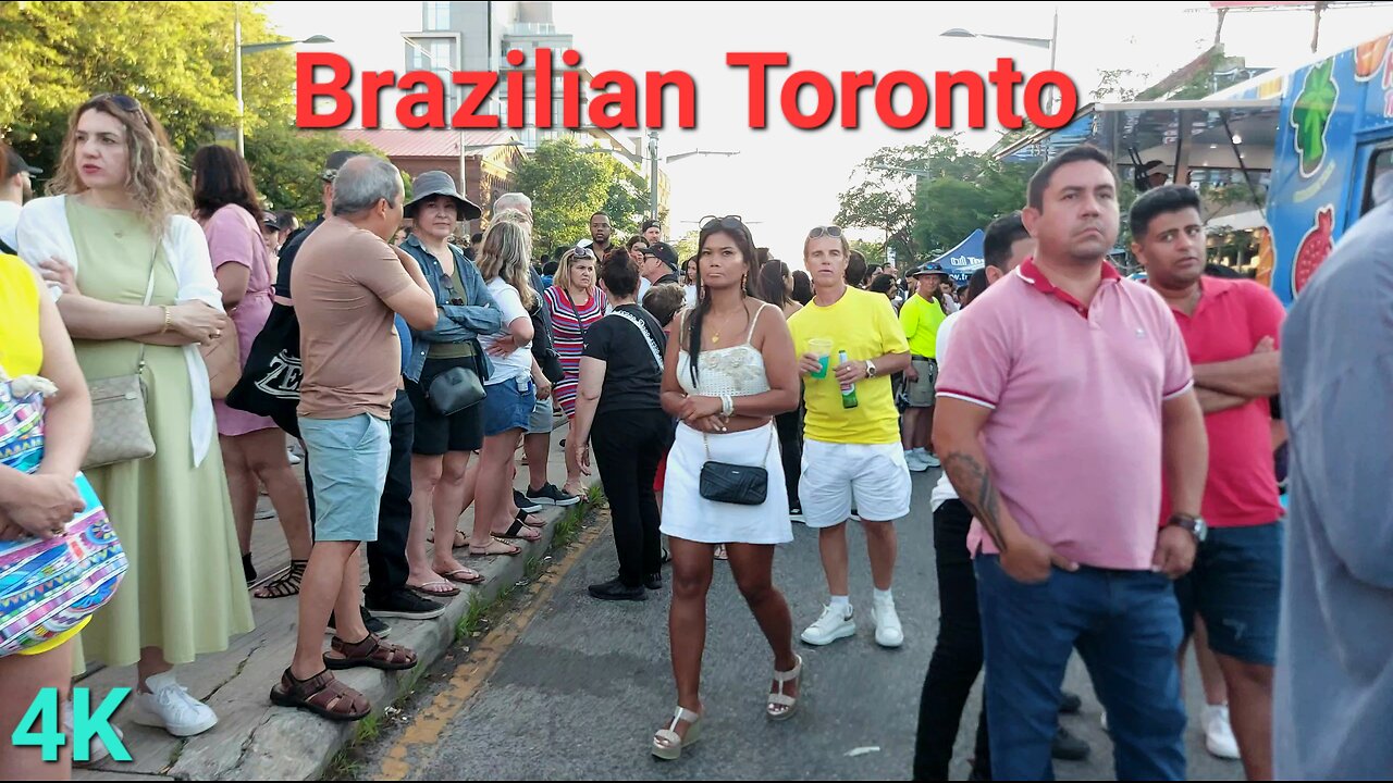 【4K】Brazilian festival Toronto Canada 🇨🇦