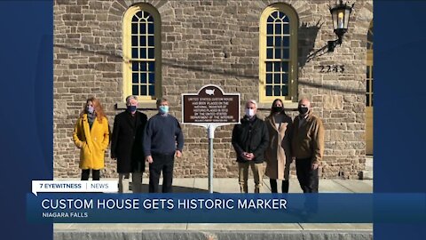 Niagara Falls Customhouse receives historic marker