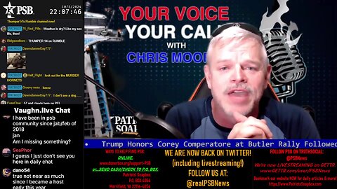 2024-10-05 22:00 EDT - Your Voice, Your Call: with Chris Moore