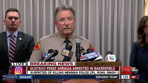 WATCH LIVE: KCSO holds press conference regarding the search for a man who is accused of killing a Northern California police officer during a traffic stop