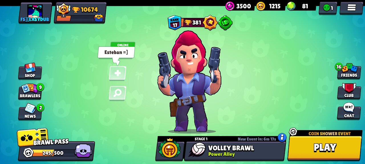 Winning in solo showdown with colt