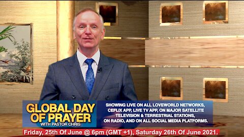 Countdown to the Global Day of Prayer, June 25th | Only 9 Days to go