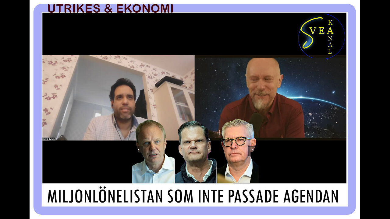 Utrikes & Ekonomi 29: Miljonlönelistan som inte passade in i agendan