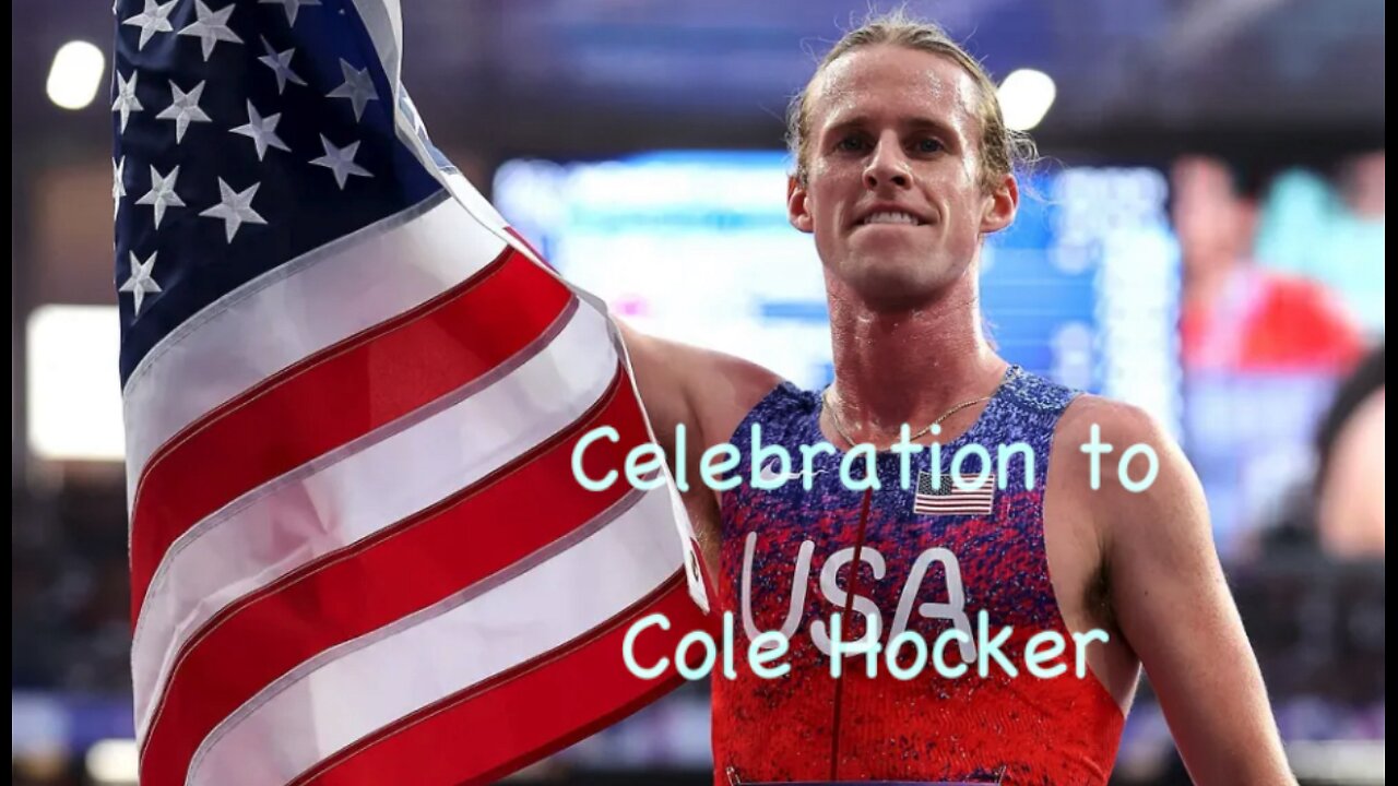 Slideshow Celebration to Cole Hocker,2024