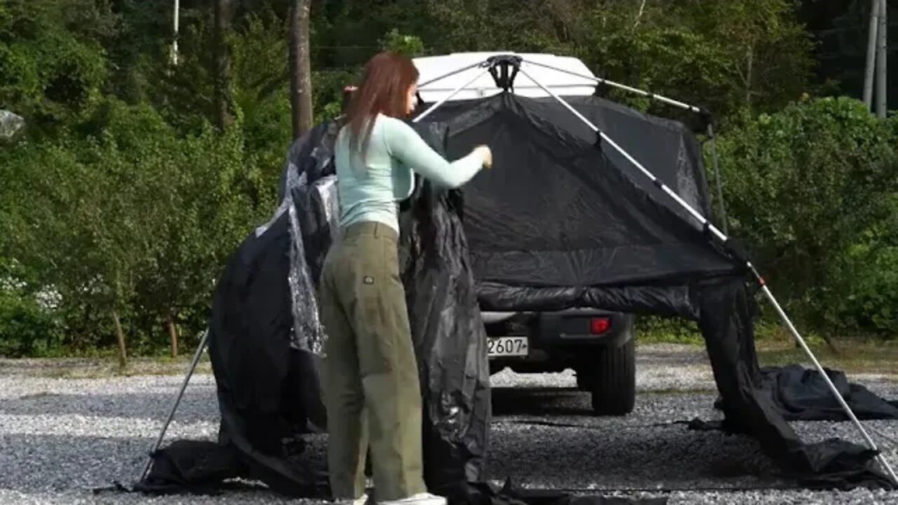 Single car camping jeep suv car tent shelter nature's best relaxation ASM ### 11